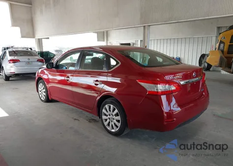 2013 Nissan Sentra S from USA, damaged, VIN 3N1AB7AP6DL756351